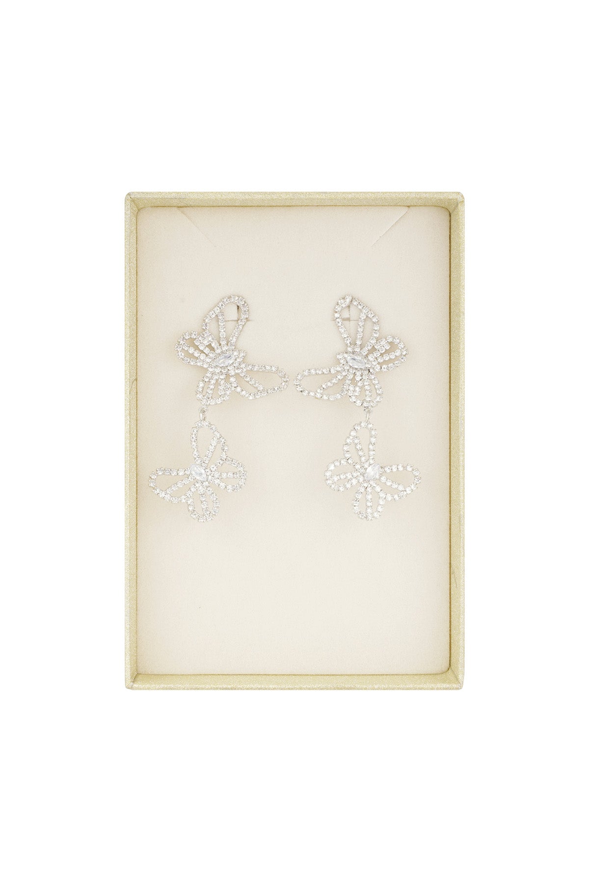 butterfly sparkle earrings