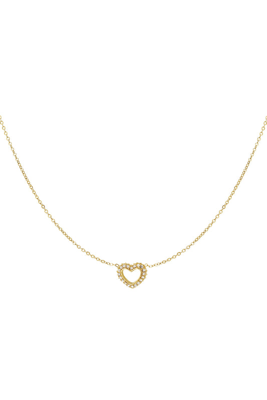 diamond heart necklace