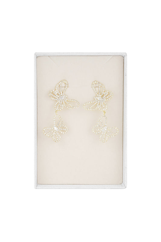 butterfly sparkle earrings