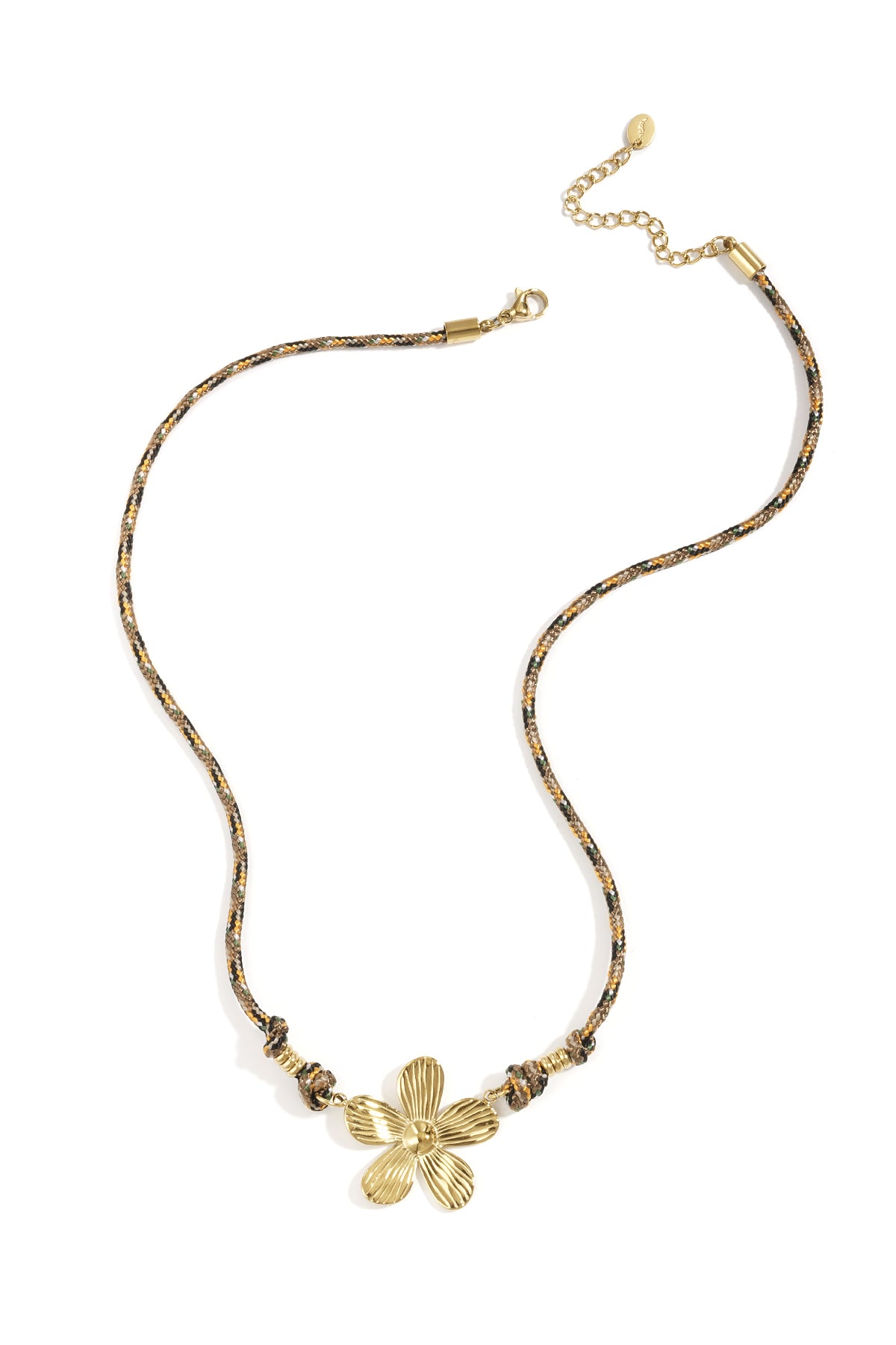 Stainless Steel Pendant necklaces Flower Casual Daily Simple Series Women's jewelry